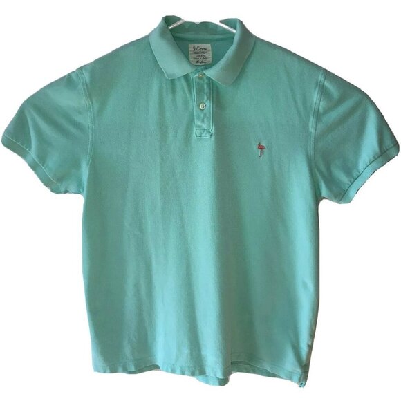 J Crew Mint Green Short Sleeve Polo Shirt - Picture 1 of 6